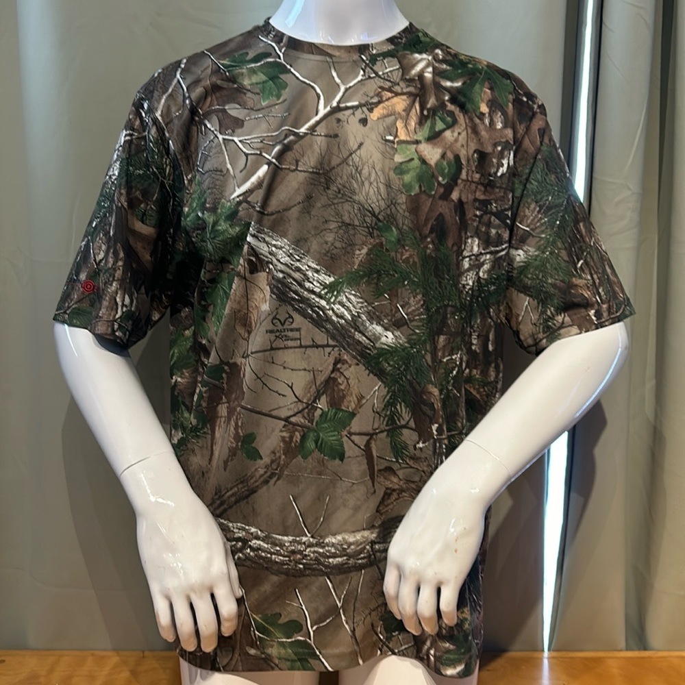 Gander Mountain guide series camo SS shirt, size medium
